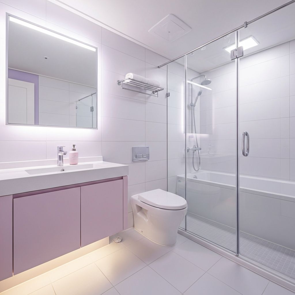 욕실 청소 청소 후